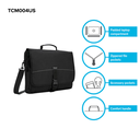 Targus maletin basico mensajero negro 15.6” TCM004US