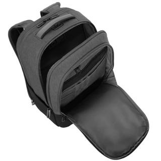Targus mochila cypress hero de 15.6" con localizador find my color gris-TBB94104GL