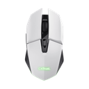 Trust teclado mouse y almohadilla gamer color blanco en español - 25233