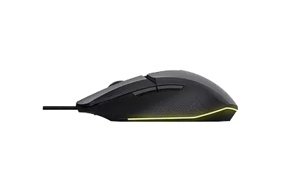 Trust mouse alambrico gamer color negro iluminado - 25036