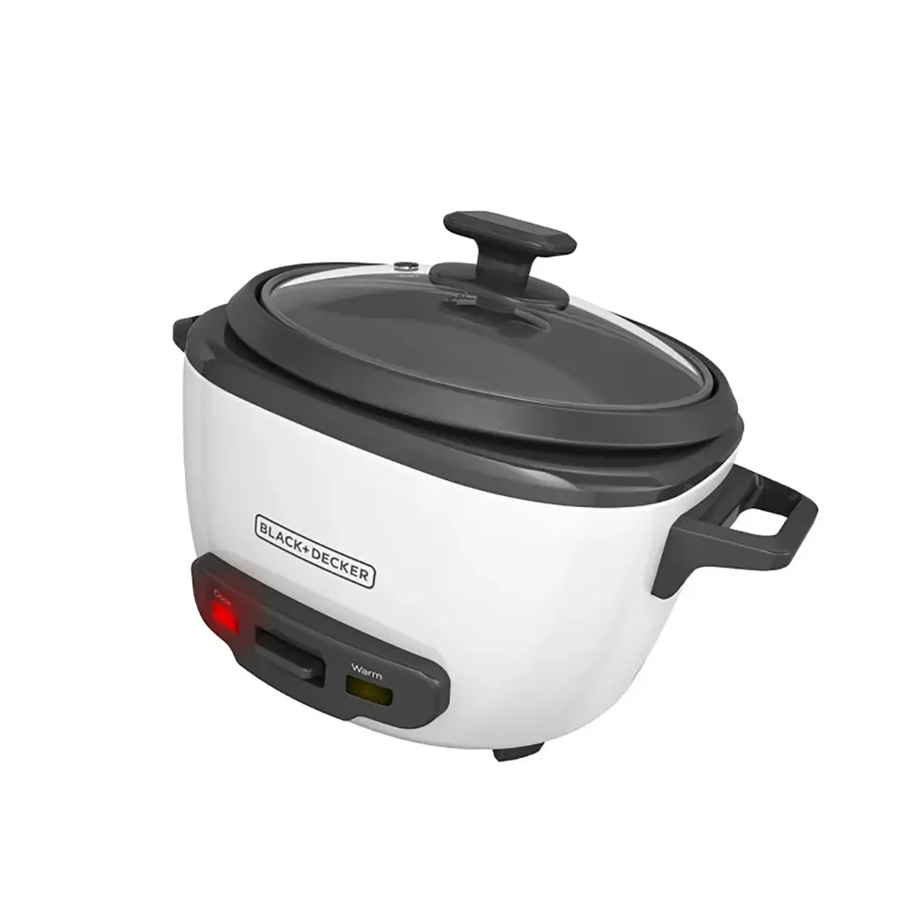Black + Decker olla arrocera 14 tz cocidas blanca RC514