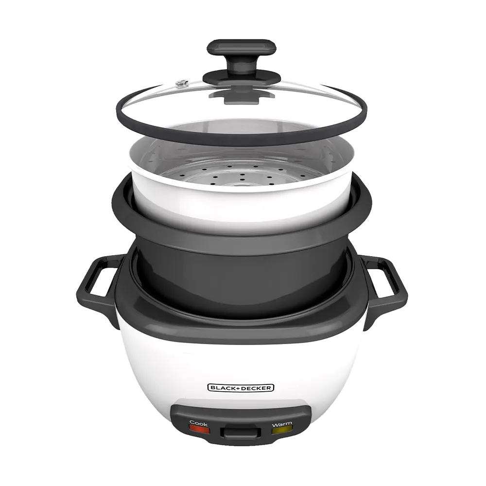 Black + Decker olla arrocera 14 tz cocidas blanca RC514