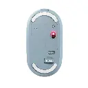 Trust  mouse recargable inalambrico silencioso color azul - 24126