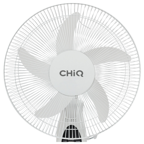 CHIQ Ventilador Pie Recargable 16" 9 vel temporizador puerto USB Luz Led - CQVF16RN0IT1W