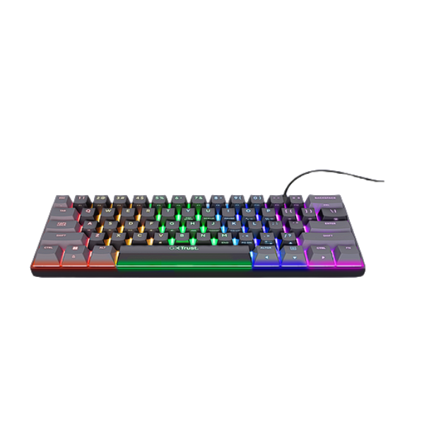 Trust teclado mecanico gaming GXT 867 Acira con iluminación RGB - 24885