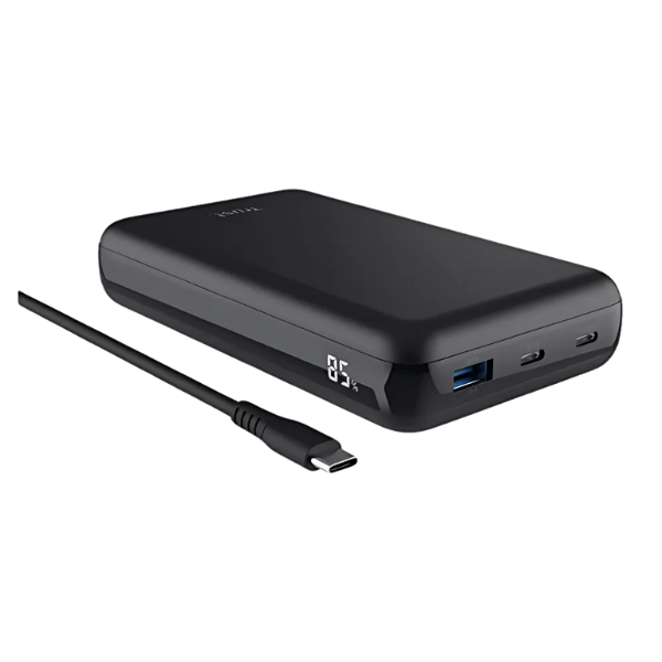 Trust bateria externa Laro de 100 W para portátiles carga rápida USB-C - 25240