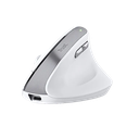 Trust mouse vertical ergonomico inalambrico Bayo color blanco recargable - 25398