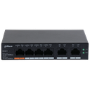 Dahua conmutador gigabit 6 puertos con 4 Puertos PoE -DH-CS4006-4GT-60-  1.0.01.20.11243-9002