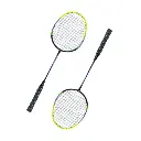 Paquete Raquetas para Badminton Avanz Carbón con Forro, 3 Piezas