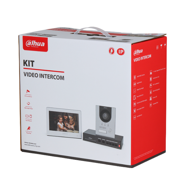 Dahua kit de videoportero IP y wi-fi - DHI-KTP04(S)/DHI-VTO2201F-P-S2/DHI-VTH5421HW- 1.0.01.15.12451-0001