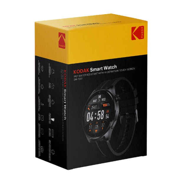 Kodak reloj inteligente SW7201 negro 1,45" full touch