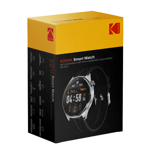 Kodak reloj inteligente SW7202 plateado 1,45" full touch