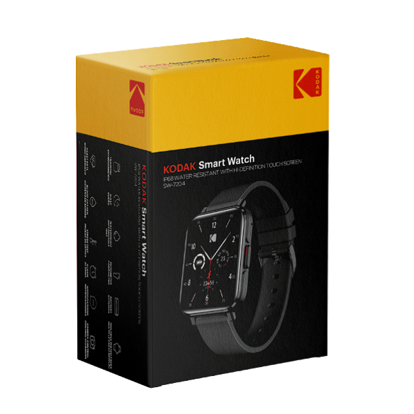 Kodak reloj inteligente SW7204 negro 1,85" full touch