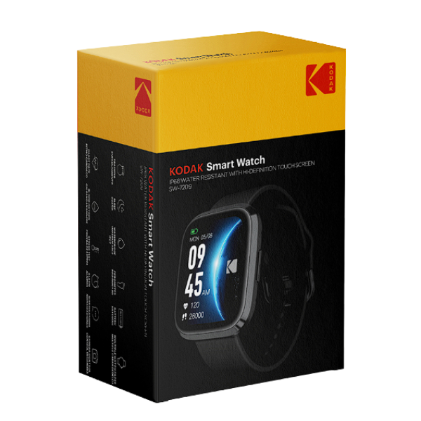 Kodak reloj inteligente SW7209 negro 1,72" full touch