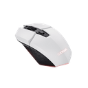 Trust  mouse gaming inalambrico GXT 110 Felox recargable con iluminación LED multicolor blanco - 25069