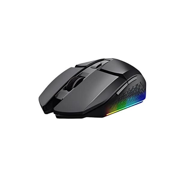 Trust mouse gaming inalambrico GXT 110 Felox recargable con iluminación LED multicolor negro - 25037