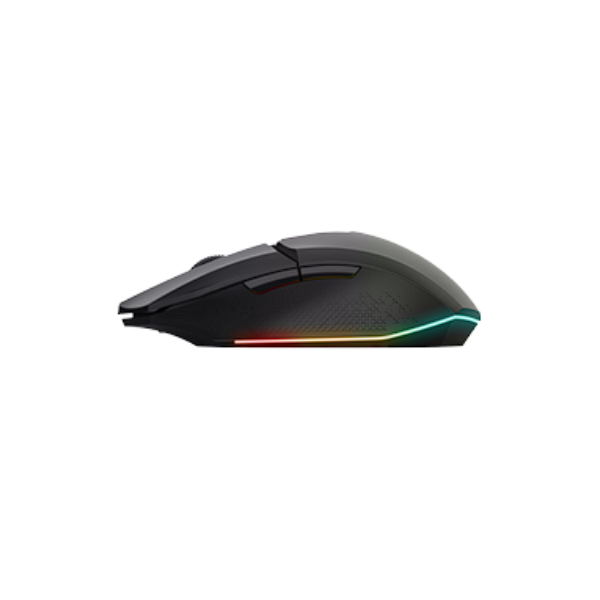 Trust mouse gaming inalambrico GXT 110 Felox recargable con iluminación LED multicolor negro - 25037