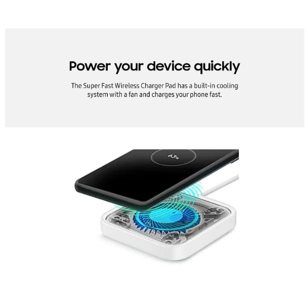 Cargador Inálambrico Samsung 15W Gris Wireless Charger Single
