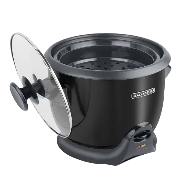 Black + Decker olla arrocera 20 tz cocidas negra RC620B
