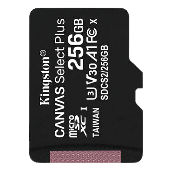 Kingston tarjeta de memoria micro SD canvas c/adaptador (clase 10) SDCS2/256GB