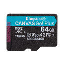 Kingston tarjeta de memoria micro SD Canvas go plus sin adaptador SDCG3/64GB