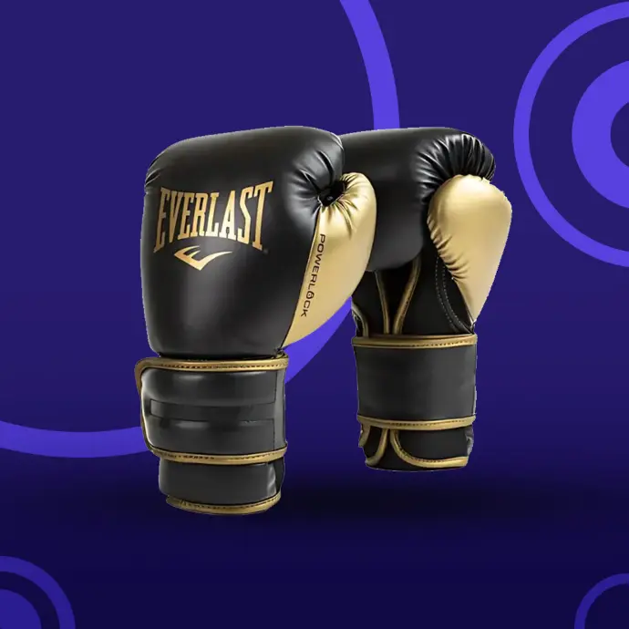 Guante Everlast Powerlock 2 Black/Gold