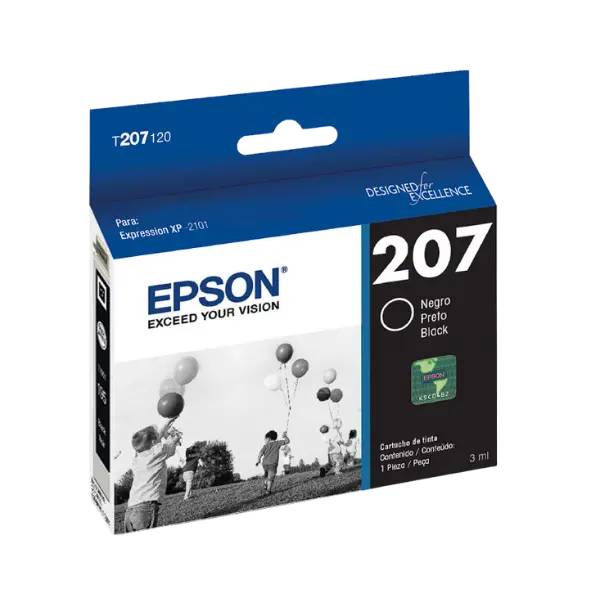 Epson cartucho207 black Ink XP-2101    T207120-AL