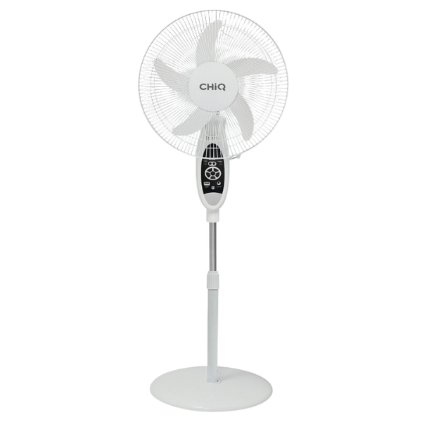 CHIQ Ventilador Pie Recargable 16" 9 vel temporizador puerto USB Luz Led - CQVF16RN0IT1W