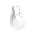 Trust mouse vertical ergonomico inalambrico Bayo color blanco recargable - 25398