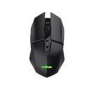 Trust mouse gaming inalambrico GXT 110 Felox recargable con iluminación LED multicolor negro - 25037