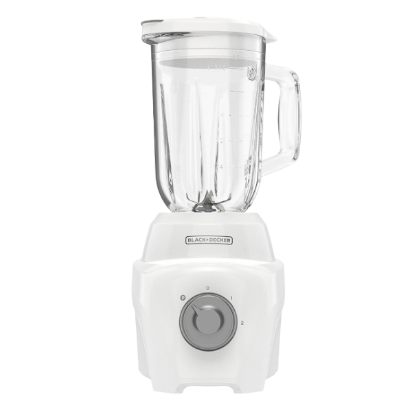 Black + Decker licuadora ice crush Vidrio 2vel 700W blanca - BL0876-0WDLA