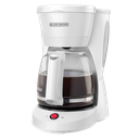 Black + Decker cafetera 12 tazas blanca CM0941W