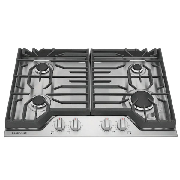Frigidaire plantilla de gas 30 empotrable 4 quemadores FCCG3027AS