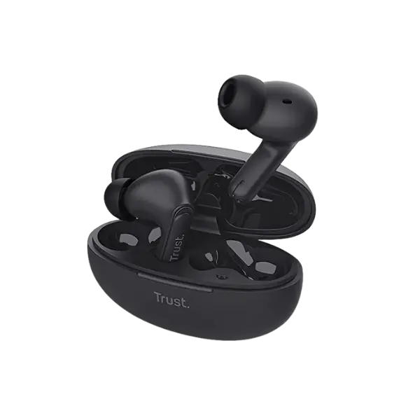 Trust audifonos bluetooth color negro microf  c/cancelacion de ruido - 25296