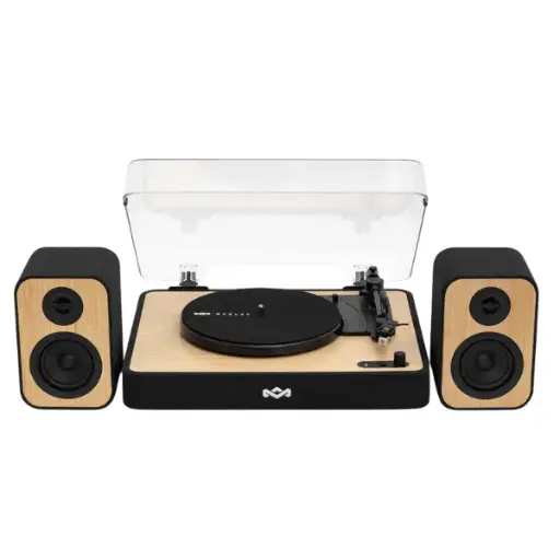 Tocadiscos House of Marley - Turntable - Revolution with speakers