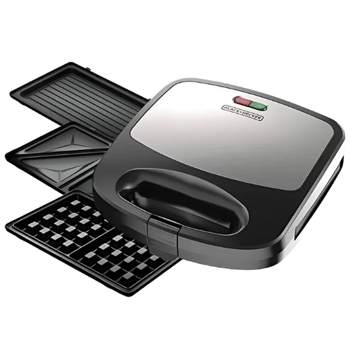 Black + Decker waflera 3 en 1 WM2000S-LA