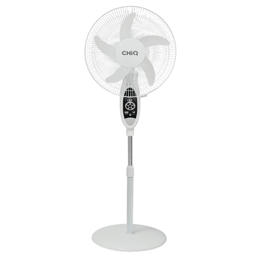 CHIQ Ventilador Pie Recargable 16" 9 vel temporizador puerto USB Luz Led - CQVF16RN0IT1W