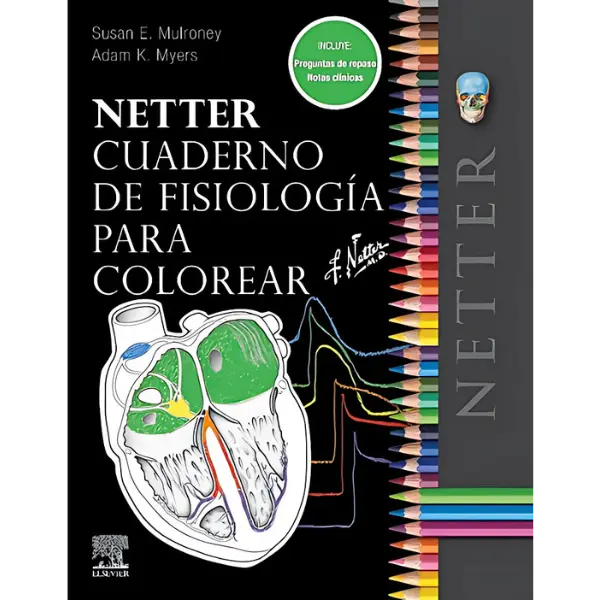 Libro Netter. Cuaderno de Fisiología para colorear.