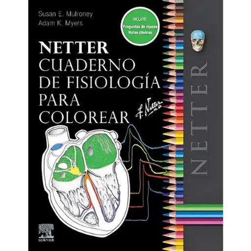 Libro Netter. Cuaderno de Fisiología para colorear.