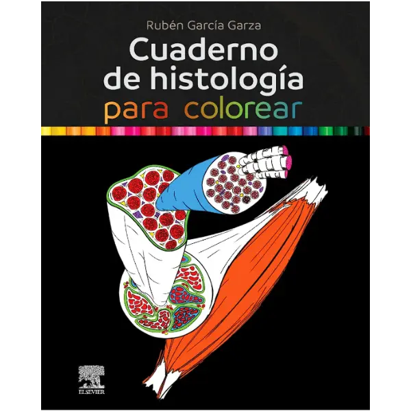 Libro Cuaderno de histología para colorear
