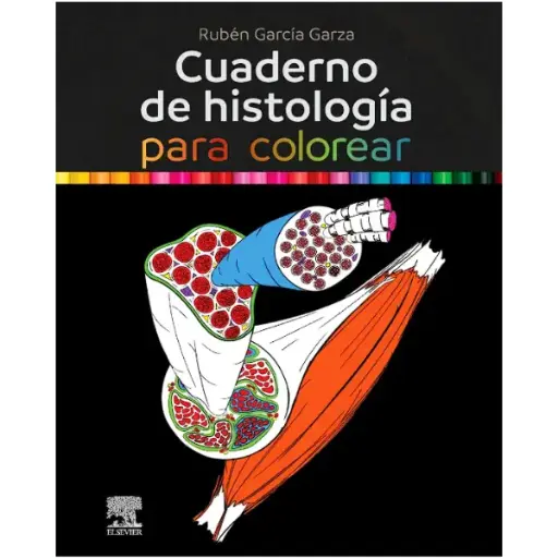 Libro Cuaderno de histología para colorear