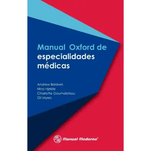 Libro Manual Oxford de especialidades médicas