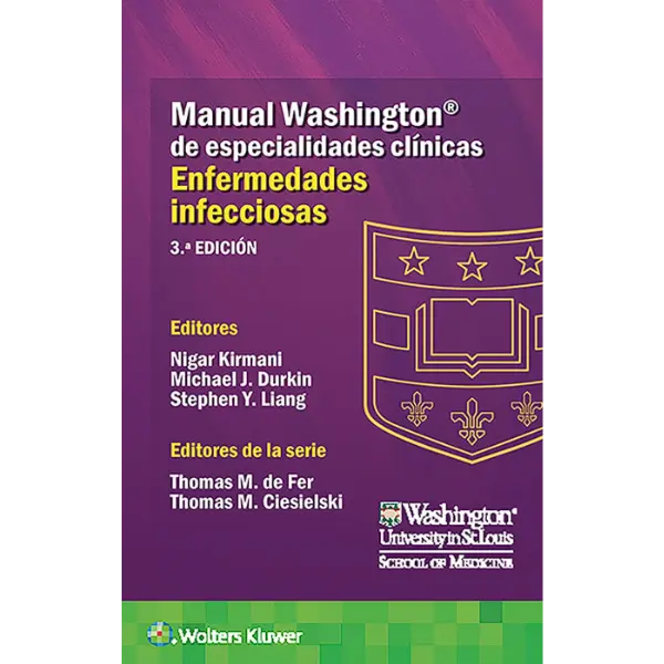 Libro Manual Washington de Especialidades Clínicas: Enfermedades Infecciosas 3.ª Edición