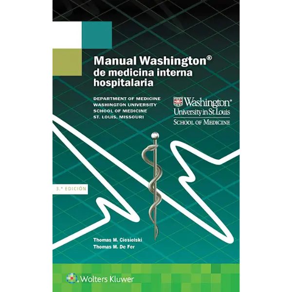 Libro Manual Washington de medicina interna hospitalaria 3.ª Edición