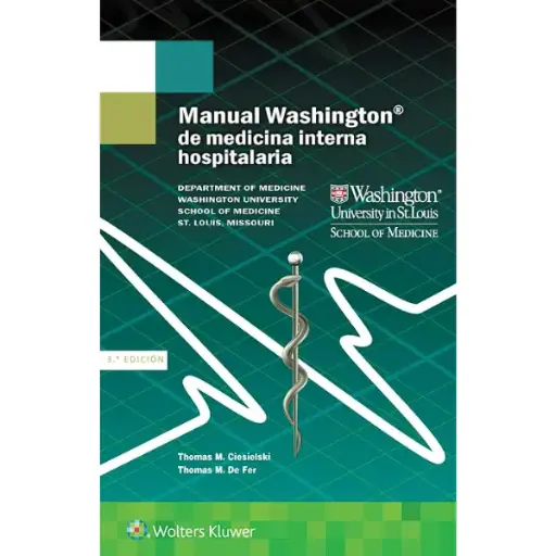 Libro Manual Washington de medicina interna hospitalaria 3.ª Edición