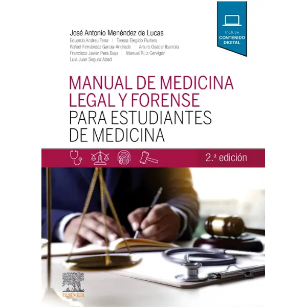 Libro Manual de medicina legal y forense para estudiantes de Medicina 2.ª Edición
