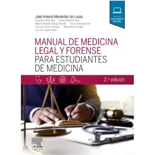 Libro Manual de medicina legal y forense para estudiantes de Medicina 2.ª Edición