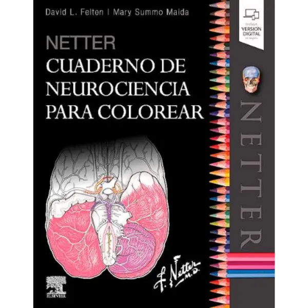 Libro Netter. Cuaderno de neurociencia para colorear