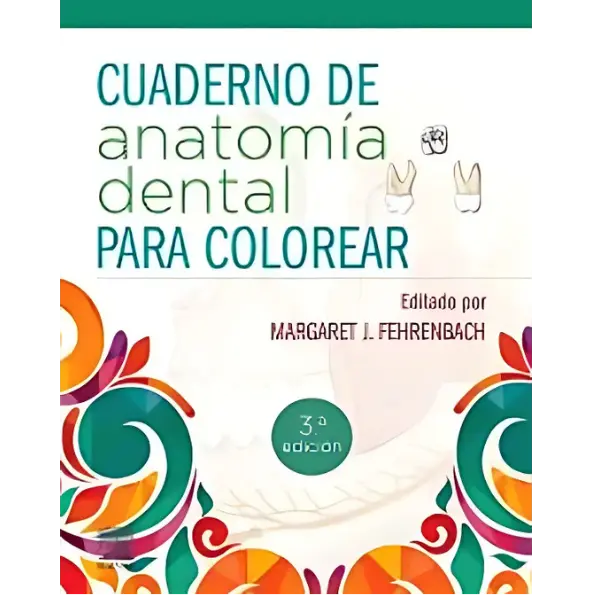 Libro Cuaderno de Anatomía dental para colorear