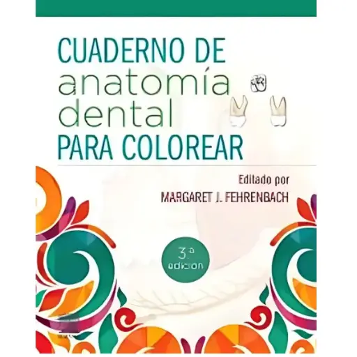 Libro Cuaderno de Anatomía dental para colorear